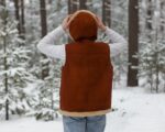 жилетка из овчины женская